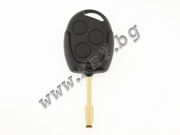 Ключ с електроника за Форд Мондео с три бутона, чип 4D60 KEY от key.bg